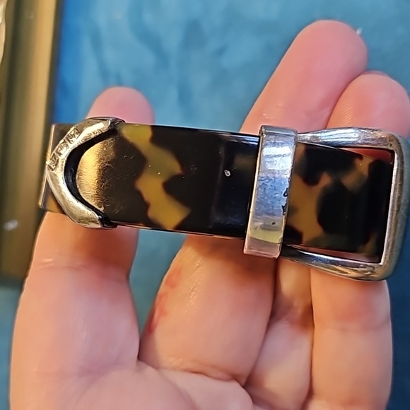 Vintage Ralph Lauren simulated tortoise belt bracelet. 1990? - Picture 3 of 9